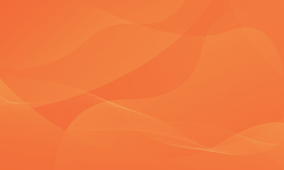 Minimal orange wave background. Suitable for landing page, presentation, social media, brochure and banner. Vector illustration. EPS 10.