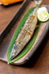 秋刀魚の塩焼き