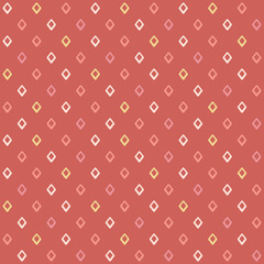 Japanese Pretty Mini Diamond Vector Seamless Pattern