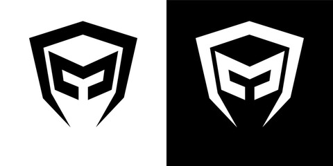 LOGO VECTOR GAMING MASK  SYMBOL ICON M