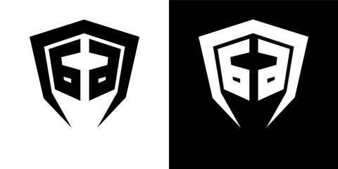 LOGO VECTOR GAMING MASK  SYMBOL ICON b a