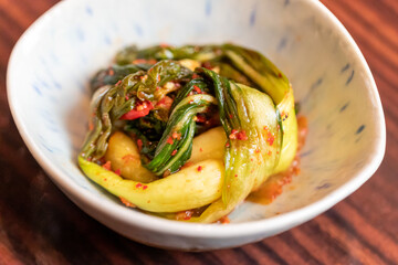 チンゲン菜のキムチ