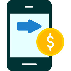 Send Money Mobile Icon