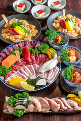 焼肉盛り合わせ