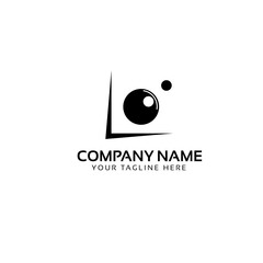 Camera Icon Logo Minimalist Design ,logo photography