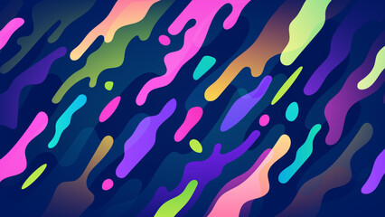 Abstract colorful fluid background