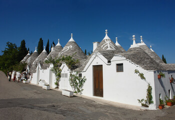 アルベロベッロ・世界遺産のトゥルッリの街並み