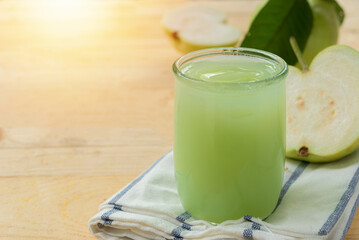 Guava juice and fresh Guava