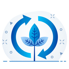Naklejka premium Ecology