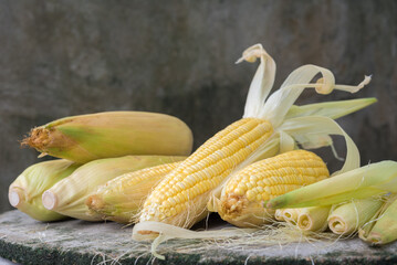 Fresh corn, sweet corn