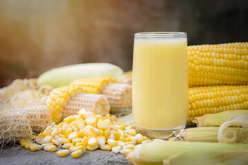 Sweet corn juice ,corn milk
