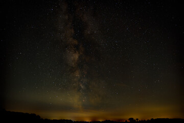Fototapeta na wymiar Starry Sky Milky Way Milkyway Sternennhimmel Milchstraße