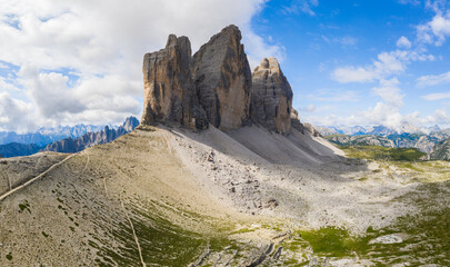 Tre cime di Lavaredo, Dolomiti, Italia