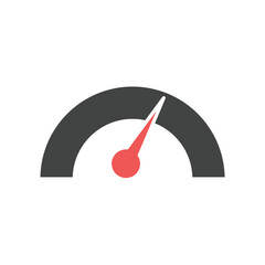 speedometer and indicator icons  symbol vector elements for infographic web