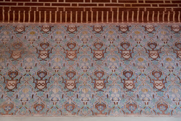 Architectural detail from the Alcazaba, a palatial fortification in Malaga, Spain