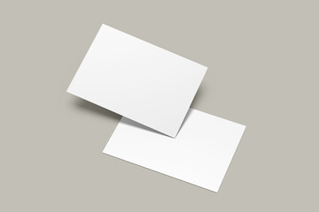 Blank Postcard Mockup
