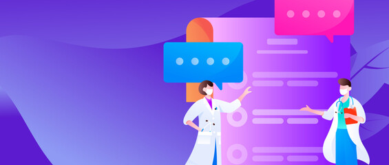 Doctor epidemic prevention and anti epidemic flat vector concept operation illustration
