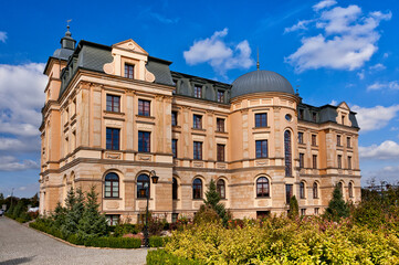 Fototapeta na wymiar The Amber Palace, Włocławek, Kuyavian-Pomeranian Voivodeship, Poland