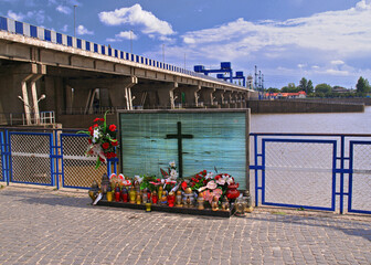 The place of Jerzy Popiełuszko's death, Włocławek, Kuyavian-Pomeranian Voivodeship, Poland