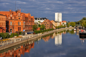 Old port. Bydgoszcz, Kuyavian-Pomeranian Voivodeship, Poland.