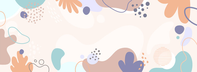 Color splash abstract background for design.Template banner and cover for social media ad, template special promo new arrival sale.