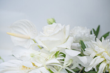 Obraz na płótnie Canvas 冠婚葬祭　季節のお花の壁紙