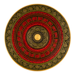 Mandala motif pattern illustration. Vintage decorative elements background.  