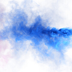 Fototapeta premium Blue magic fog and fantasy smoke texture