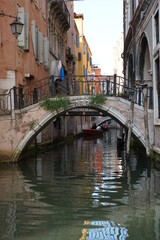 Obraz premium Canals in Venice bridges and architecture high resolution photos travel Italy