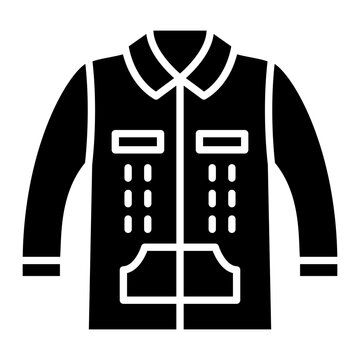 black jacket icon clip art preview