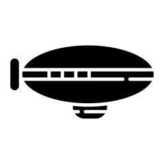 Zeppelin Line Icon © SAMDesigning