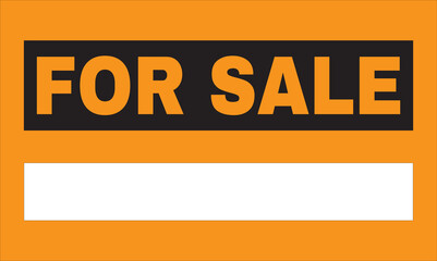 For sale sign vector