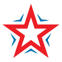 Made in United states of America national flag usa Vector icons