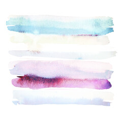 Abstract watercolor background, hand-drawn illustration