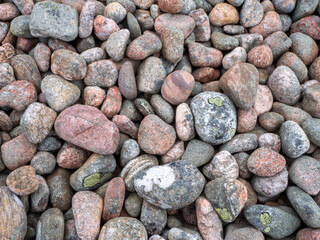 background of stones at Jurmo island, Finland
