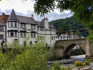 View of the Royal Hotel by the river Dee. 