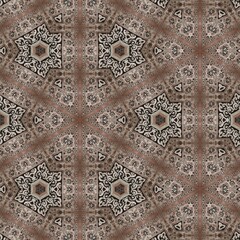 Turkish fashion for floor tiles and carpet. Traditional mystic background design. Arabesque ethnic texture. Geometric stripe ornament cover photo. Repeated pattern design for Moroccan textile print