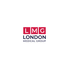 LMG Or LM Letter Typo Logo Design Template