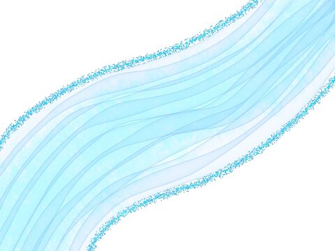 abstract blue wave background with white color free spaces