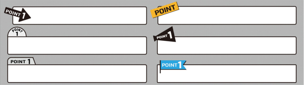 色サイズ変更可能！レイヤーあり。ポイント、あしらい、テロップ、YouTube、色変更可能、ベクター、線とテキスト変更可能、背景、注意、Point, treatment, telop, YouTube, color changeable, vector, line and text changeable, background