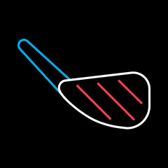 Piece of chop lamb with bone vector icon