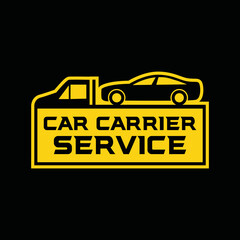 Obraz premium Car Carrier logo Design vector transportation