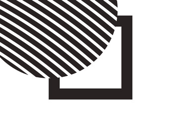 Simple geometric background. Minimal design. 