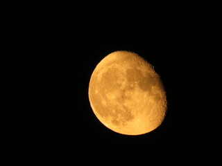 full moon in the night sky