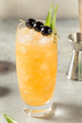 Cold Refreshing Three Dots and a Dash Cocktail