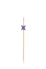 Disposable Wooden Cocktail Sticks, on a white background.
