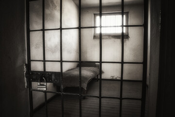 Gefängnis  - Beatiful Decay - Verlassener Ort - Urbex / Urbexing - Lost Place - Artwork - Creepy - High quality photo