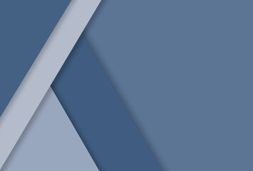 flat lay theme blue paper with shadow abstract background