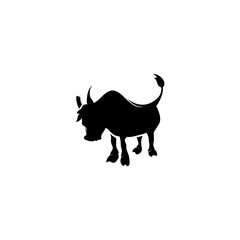 Simple logo cow