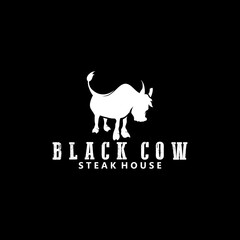 Simple logo cow